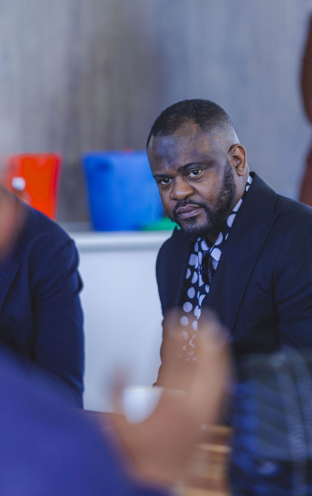 Investment Summit participant listening to the programme