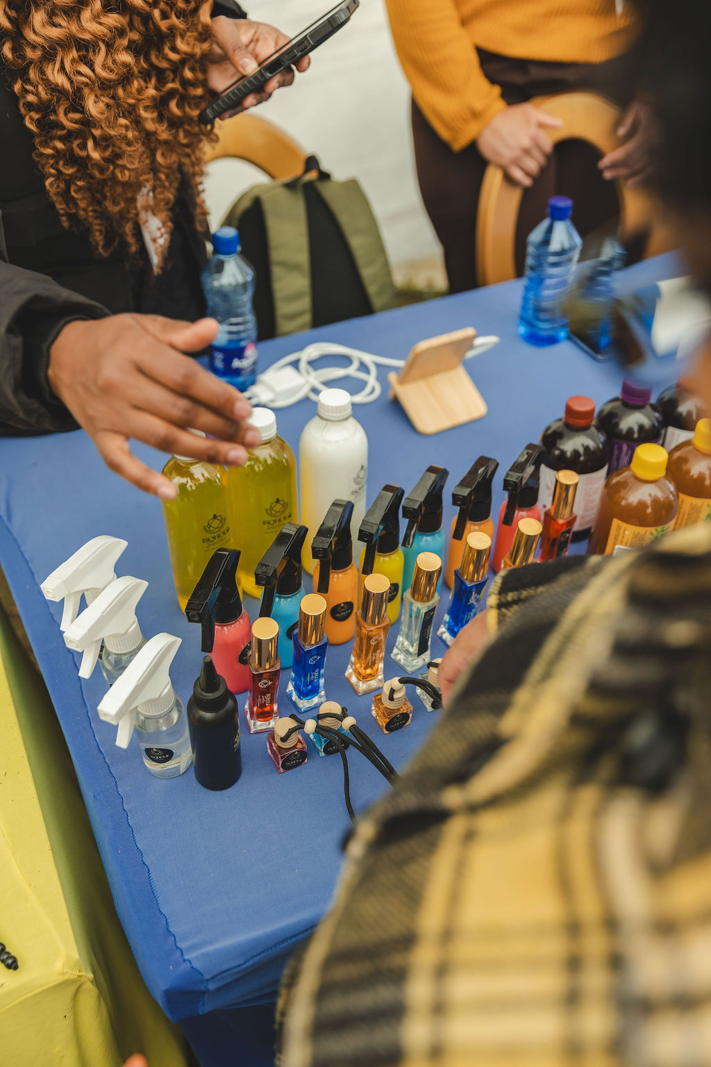 Handcrafted products showcased at the Sustainability Village