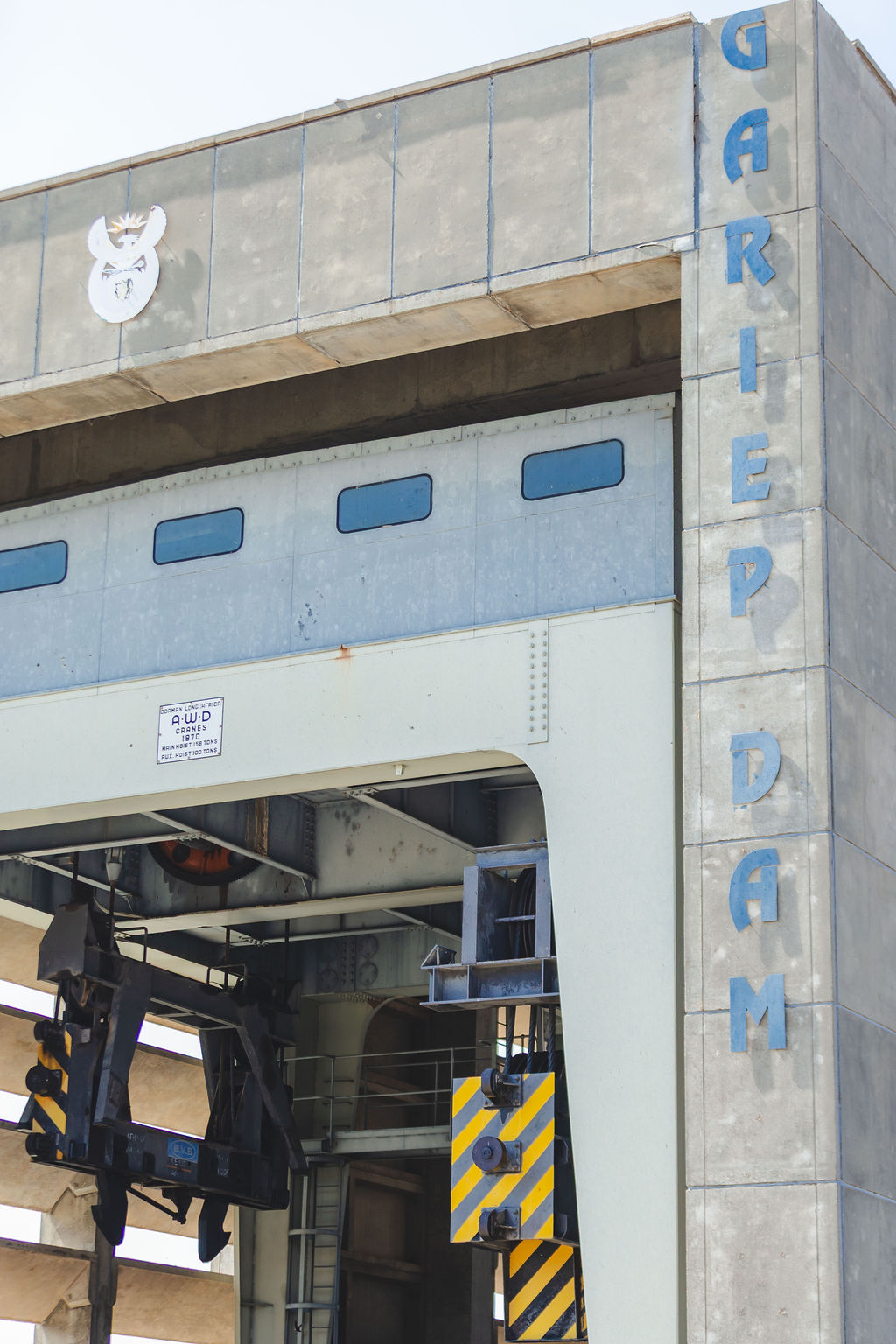 Gariep Dam aviation facilities visited during the summit tour