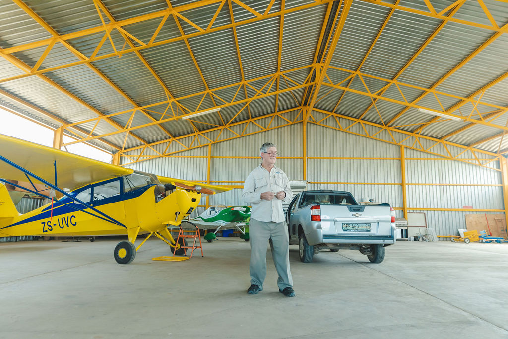 Light aircraft showcased during the Gariep Dam destination tour