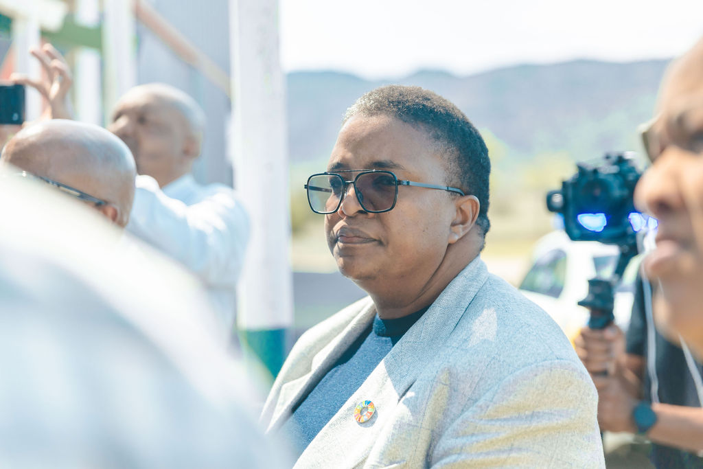 Delegate participating in the Gariep Dam destination experience