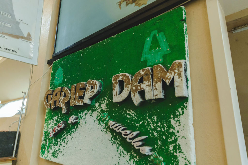 Gariep Dam destination sign