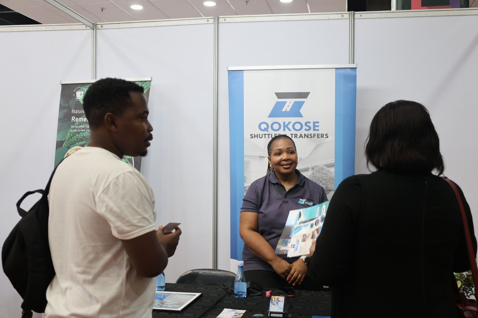 Tourism business exhibiting at the Trade Market
