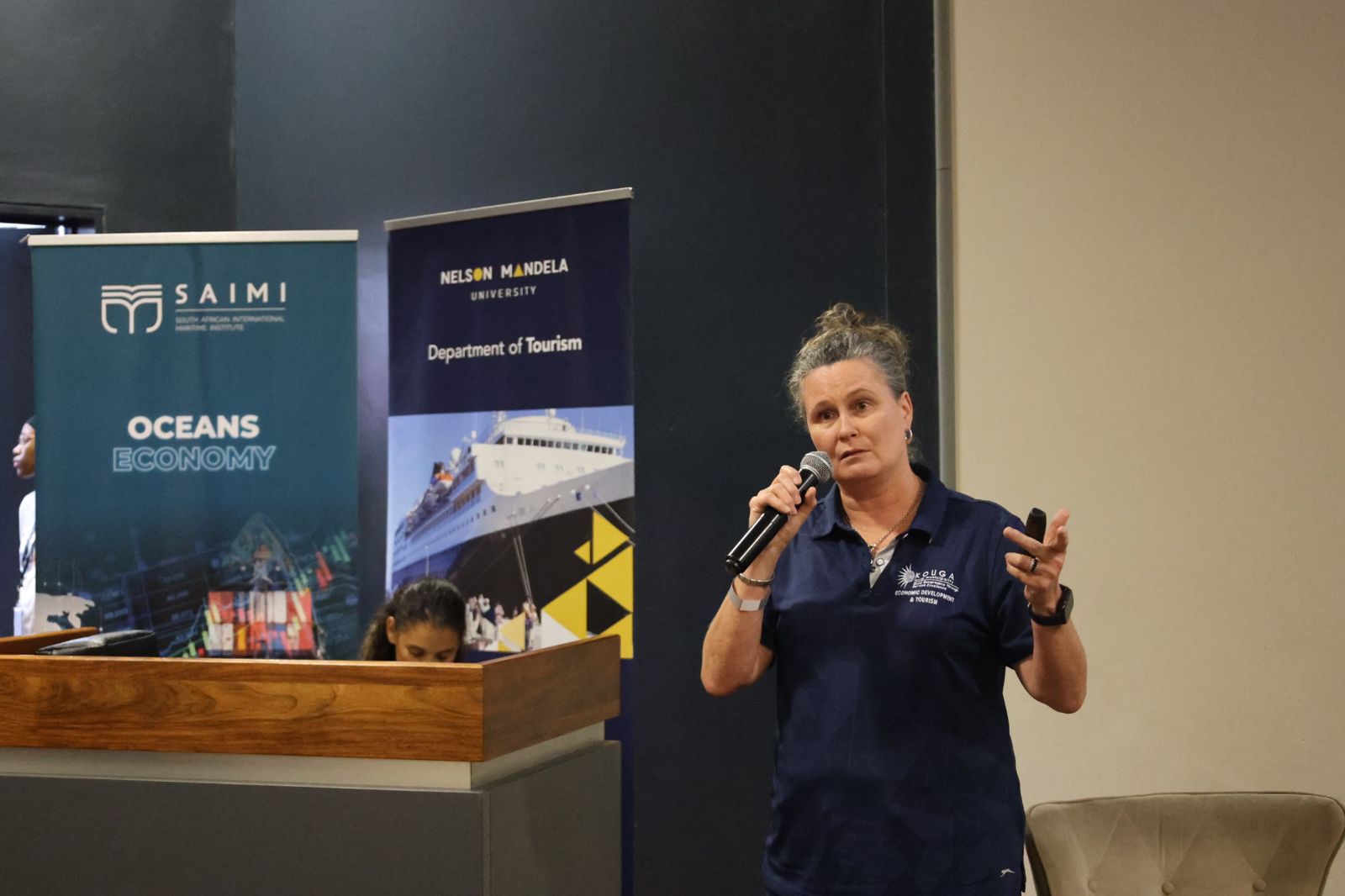 Marine-sector presentation at the Trade Market